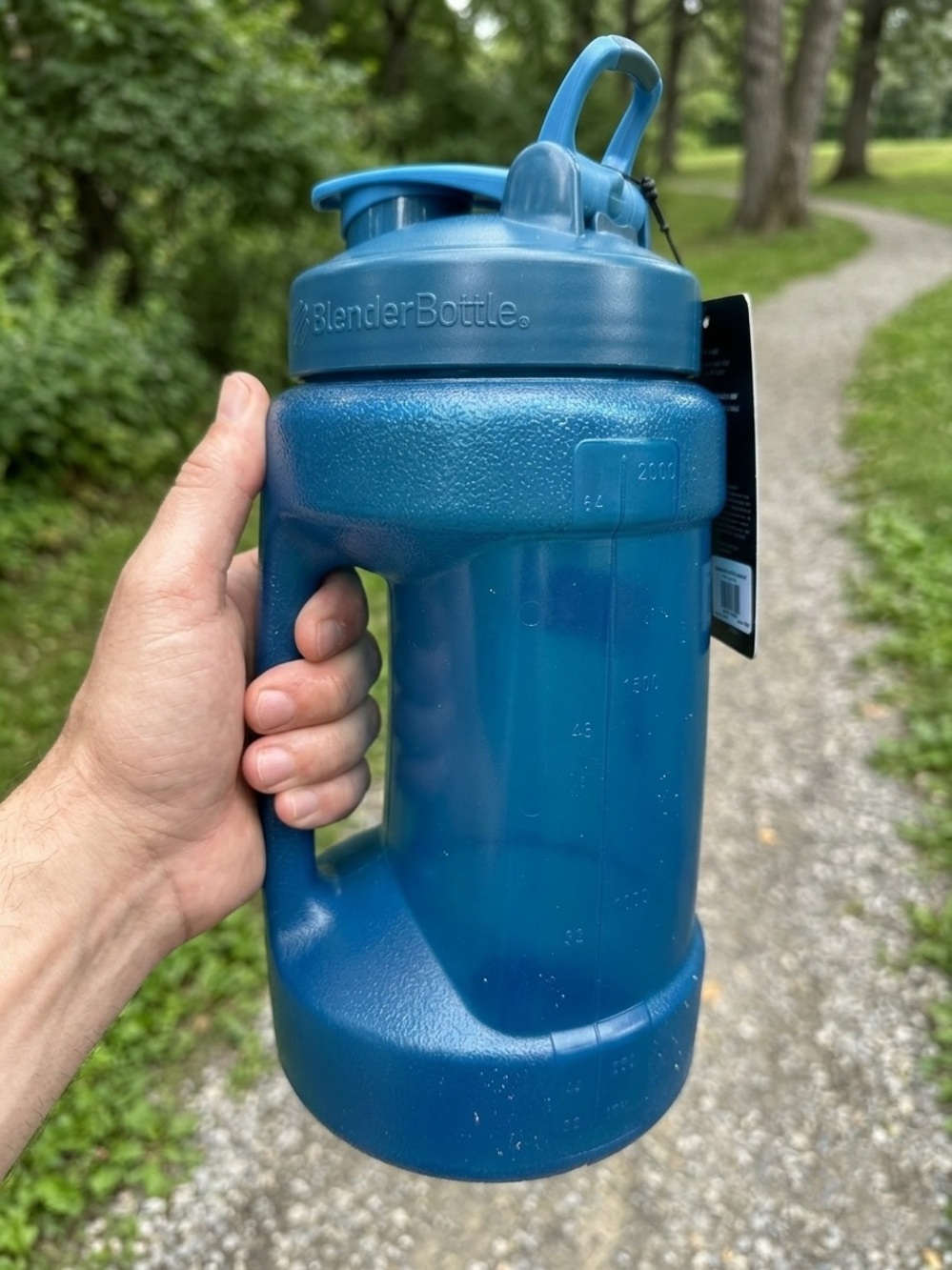 BlenderBottle HydraTion Koda Water Jug 2.2L 74oz Blue NWT